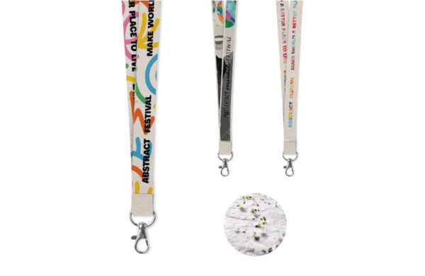 Lanyard aus Samenpapier